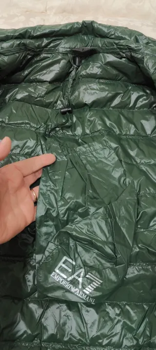 Piumino EA7 Emporio Armani Verde