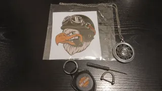 Pegatina Llavero colgante Harley-Davidson Custom