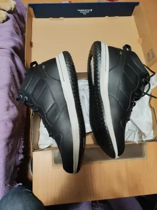 Botines Skechers Delson Selecto Hombre Negros