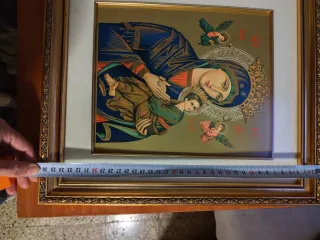 Cuadro Virgen María y Niño Jesús