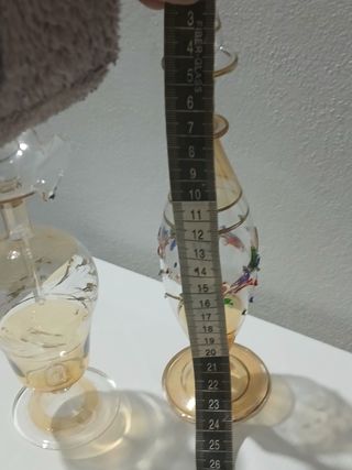 Vasi boccetta in vetro soffiato