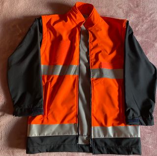 Giaccone da lavoro Gore-Tex arancione + corpetto