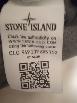 Polo Stone Island Gris