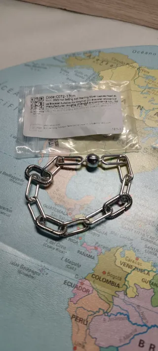 Pulsera eslabones tipo Pandora.