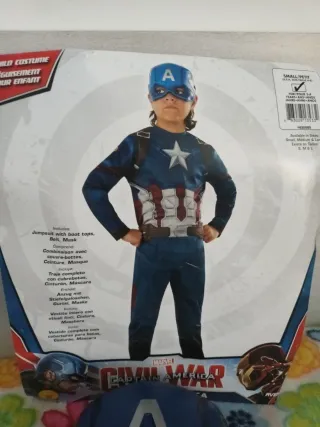 Disfraz Capitán América Talla Infantil