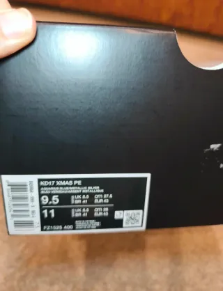 Nike KD 17 Natale Azzurro Ghiaccio