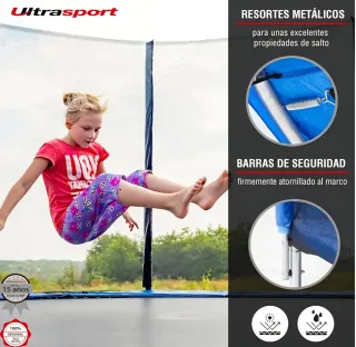 Cama elástica Ultrasport 183 cm de diámetro