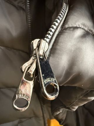 Chaqueta acolchada ESQUEY gris con capucha