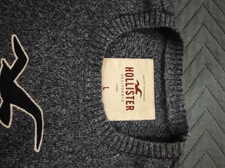 Jersey Hollister Hombre Azul