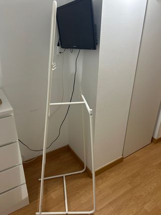 Espejo de pie blanco knapper