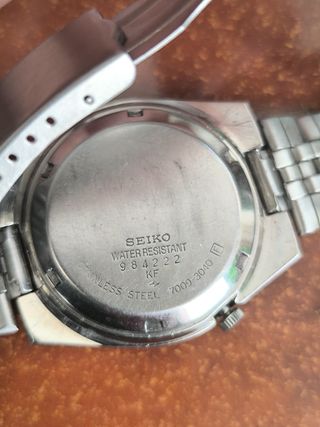 Reloj Seiko 5 Automático Vintage Esfera Azul