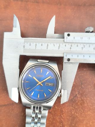 Reloj Seiko 5 Automático Vintage Esfera Azul
