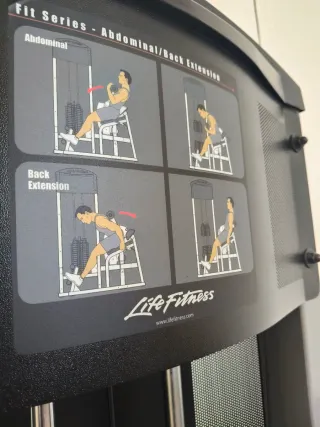 DUAL ABDOMEN Y LUMBAR (LIFE FITNESS)!