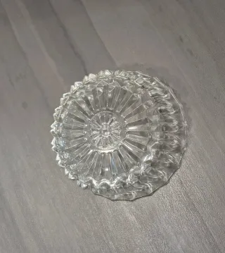 Ciotola centrotavola in vetro trasparente