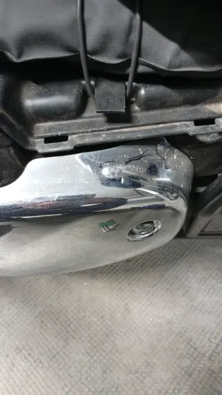 Moto Custom Azul Manual
