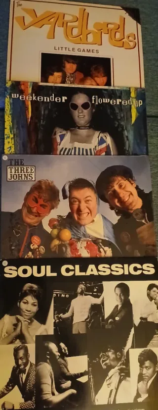 Lote 4 Vinilos Rock y Soul