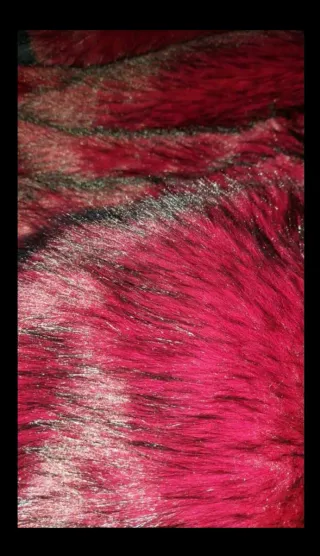 Abrigo Piel Burdeos Talla XS Nuevo