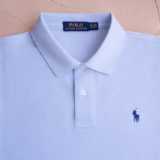 Polo Ralph Lauren manga corta azul claro