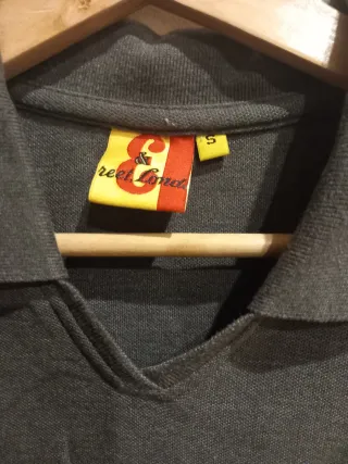 Chaleco polo gris mujer