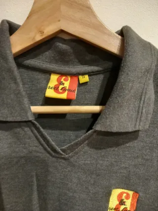 Chaleco polo gris mujer