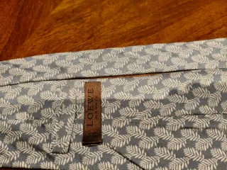 Corbata Loewe Azul y Blanco