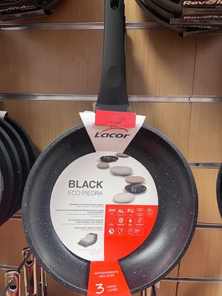 Sartén Lacor Eco Piedra Negra 26cm