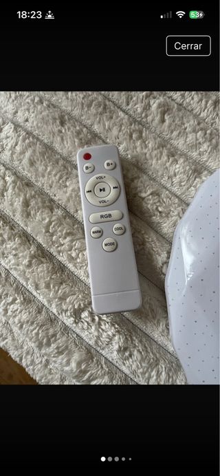 Lámpara LED con altavoz Bluetooth