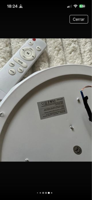 Lámpara LED con altavoz Bluetooth