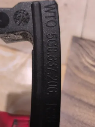 Maneta Puerta Trasera Derecha Golf 7 Roja