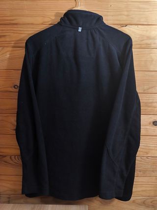 Forro Polar Fila Color Negro Talla M.