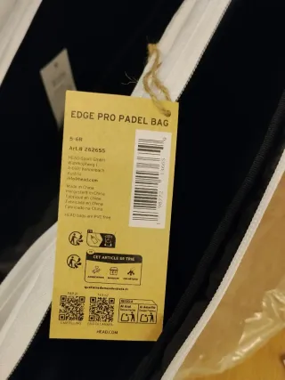 Paletero Head Negro y Blanco Nuevo