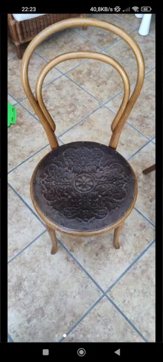 2 Sillas Antiguas Antoneti Madera