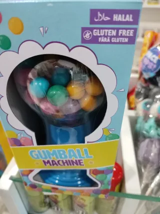 Maquina grande de bolas de chicle