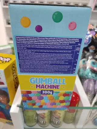 Maquina grande de bolas de chicle