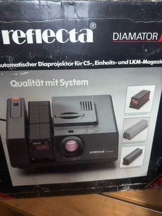 2 Proyectores de diapositivas Renecta Diamator A.