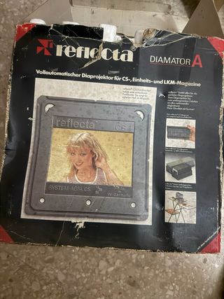 2 Proyectores de diapositivas Renecta Diamator A.