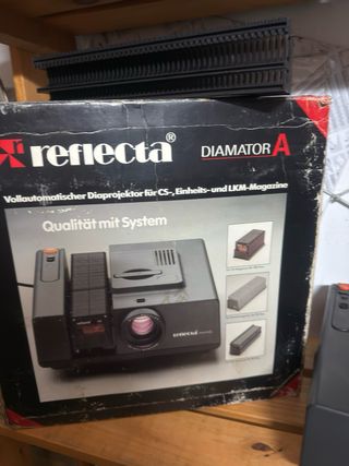 2 Proyectores de diapositivas Renecta Diamator A.