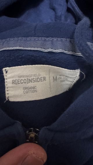 Sudadera Springfield Azul con Logo