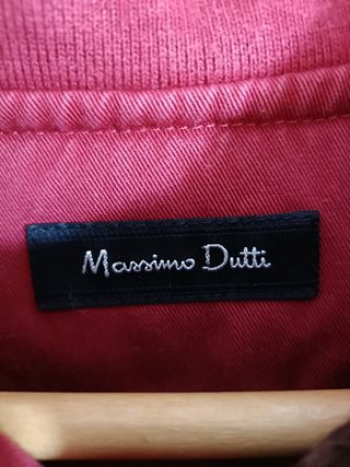 Jersey o Polo Massimo Dutti Color Rojo y Gris XXL