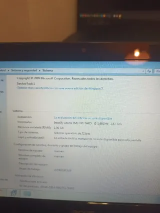 LEER Mini PC Portátil Atom Acer