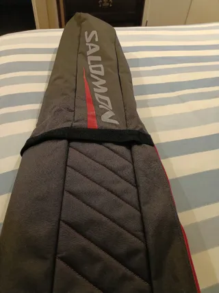 Funda Esquí Salomon Negra Acolchada