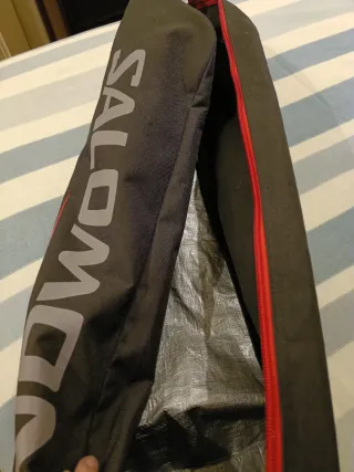 Funda Esquí Salomon Negra Acolchada