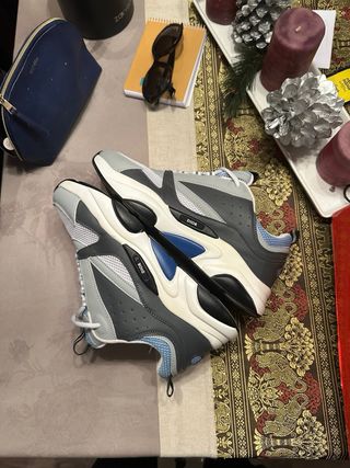 Zapatillas B22 Talla 44 Blancas y Azules