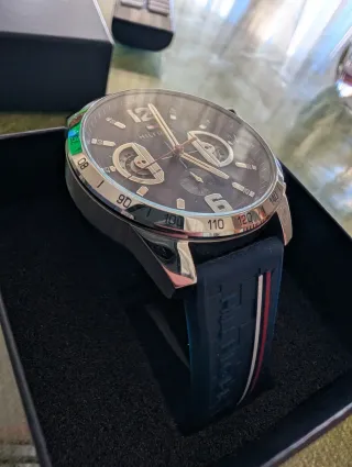 Reloj Tommy Hilfiger Azul y Plateado