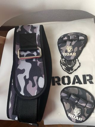 Cinturón Lumbar Gimnasio ROAR Camuflaje