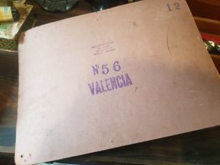 Antiguo cartel de Cíne en cartón duro Valencia