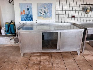 Mueble de cocina industrial acero inoxidable