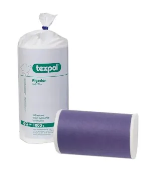Rollo de algodón hidrófilo Texpol 1000g