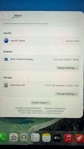 MacBook Air 13' 256GB Argento