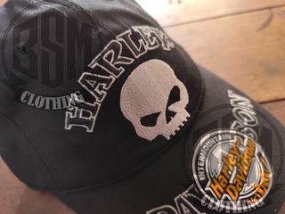 Cappellino Harley Davidson Skull Nero